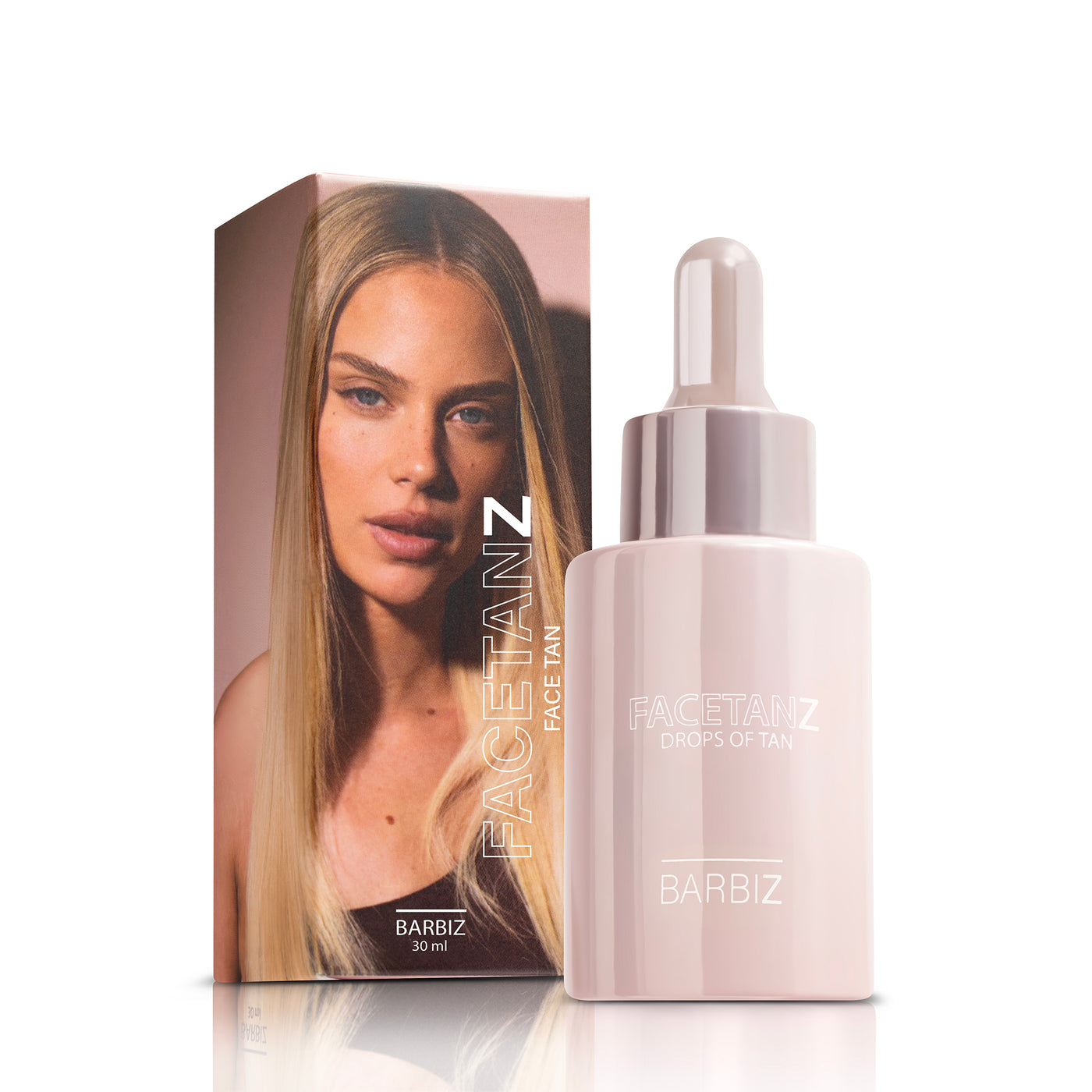 FaceTanz - טיפות שיזוף שקופות לשיזוף עצמי לפנים ולצוואר
